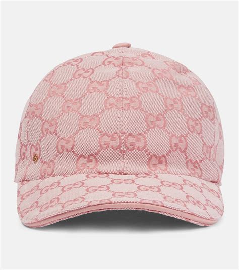 gucci pink cap.